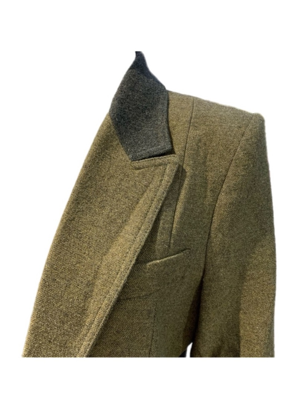 Smythe Olive Green Blazer with Dark Trim - Picture 4 of 7